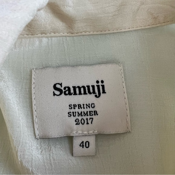 Samuji Teniel Dress Size Large in a Cream Color Samuji 2017 - Picture 9 of 16